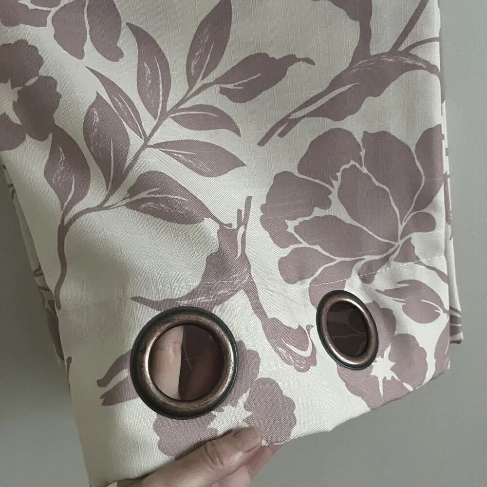 Laura Ashley floral Window Panels Set 40x84 Drapes new